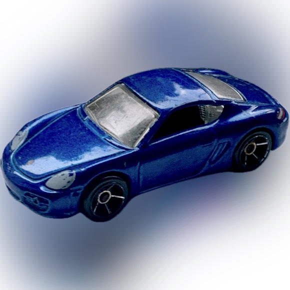 ๐ฅ๐ Hot Wheels Vintage Navy Blue Porsche Cayman S by Mattel - Picture 3 of 6